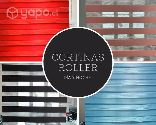 cortinas roller día y noche al