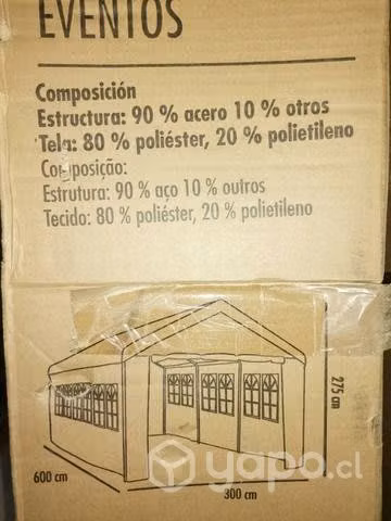 Toldo para eventos