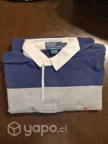 Polera polo ralph lauren estilo rugby - Imagen 2