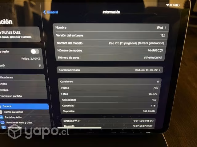 IPad Pro De 11 Con Chip M1 Y Wi-fi De 1 Tb - Imagen 2