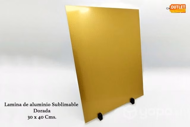 3 Laminas de Aluminio Sublimables de 30X40 Cms