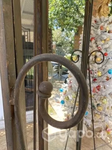 Espejo de fierro forjado