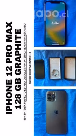 IPhone 12 Pro Max 128gb graphite
