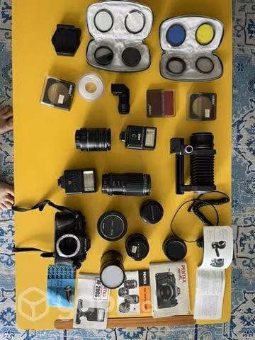 Kit fotográfico pentax súper A