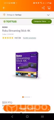 Roku Streaming Stick 4K Nuevo