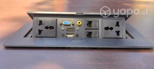 Mesa de reuniones 2.20 x 1.20 (cableada)
