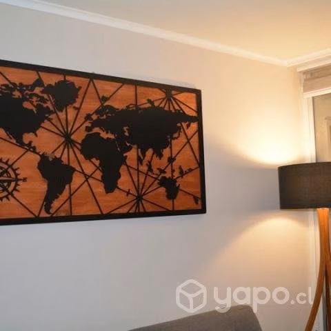 Cuadro Decorativo Mapamundi - Imagen 2