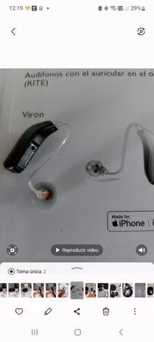 Audífono sordera Bluetooth (casi nuevo)