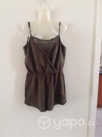 Enterito verde Juvenil Marca Ambiance Talla L juv