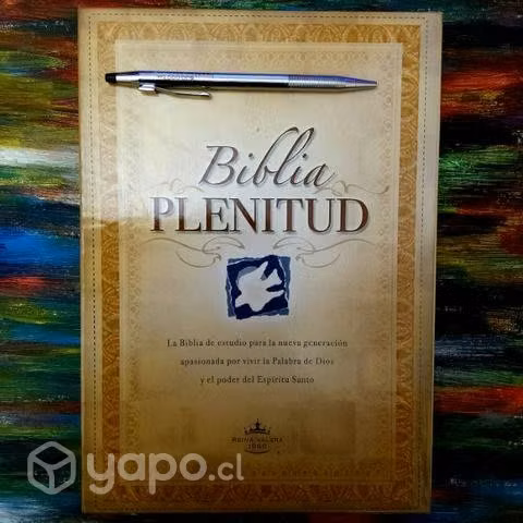 Biblia Plenitud, piel negra elegante