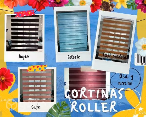 cortinas roller día y noche al mejor precio