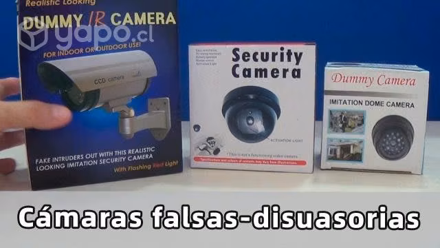Camaras falsas luz led