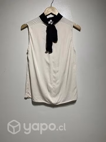 Blusa con cinta en el cuello Mango - Imagen 2
