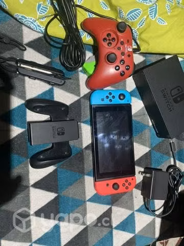 Nintendo switch con un juego
