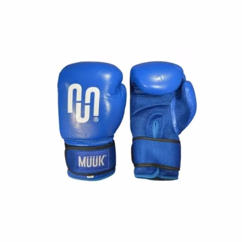 Guante de Box Muuk Cuero Azul 8 OZ