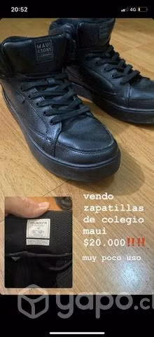 Zapatillas Maui colegio con caña