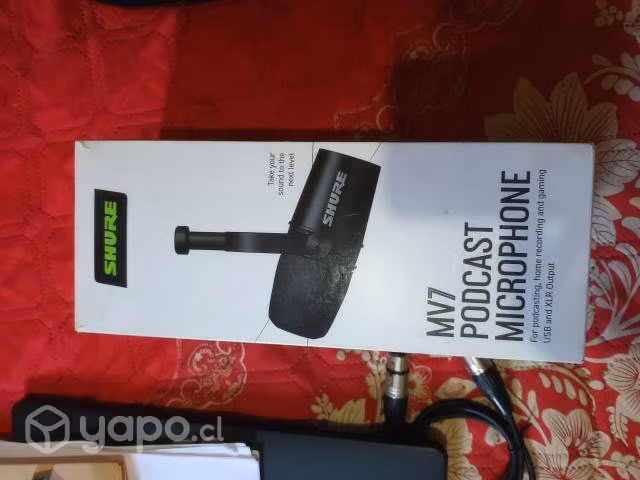 Microfono shure mv7 profesional