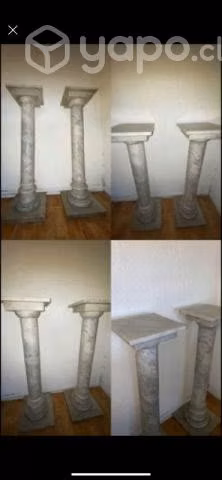Pedestales de mármol puro