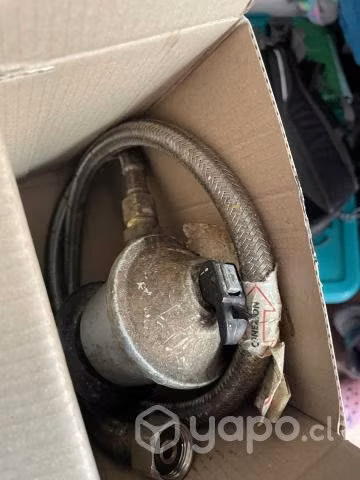 Regulador gas con flexible