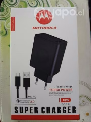 cargador Motorola sin uso