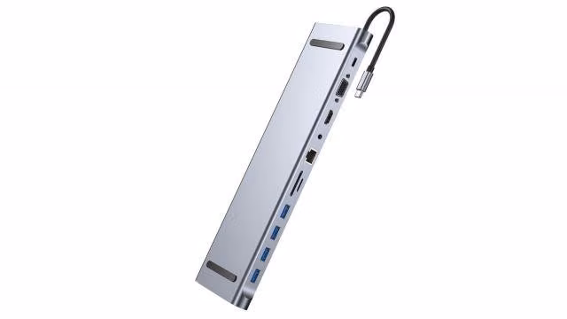 Hub 11 En 1 Usb Tipo C Usb-c Hdmi Vga Usb Lan Sd.