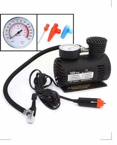 Mini Compresor 300 PSI para auto, moto y otros 12V - Imagen 2