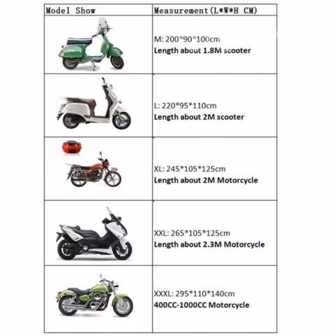 Carpa Cubierta Covertor Moto Motocicleta Talla Xxl
