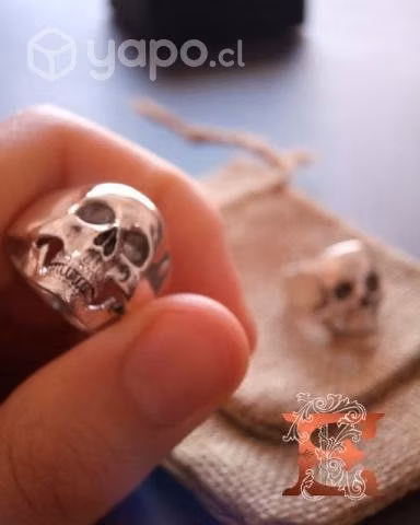Anillo de calavera plata 925
