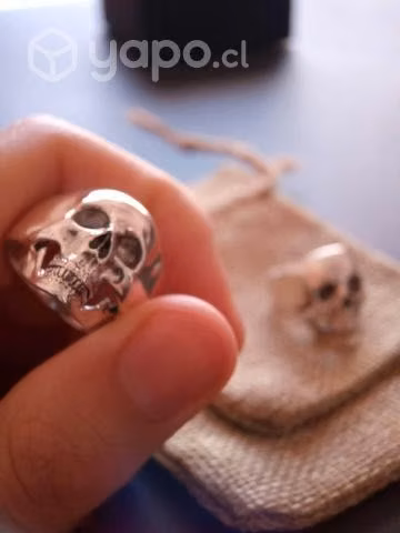 Anillo de calavera plata 925