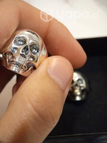 Anillo de calavera plata 925