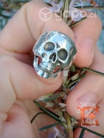 Anillo de calavera plata 925