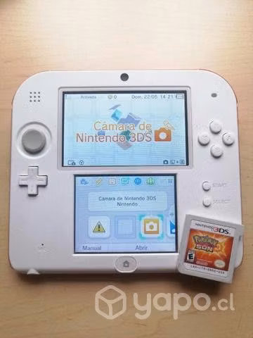 Nintendo 2ds con Pokémon Sol