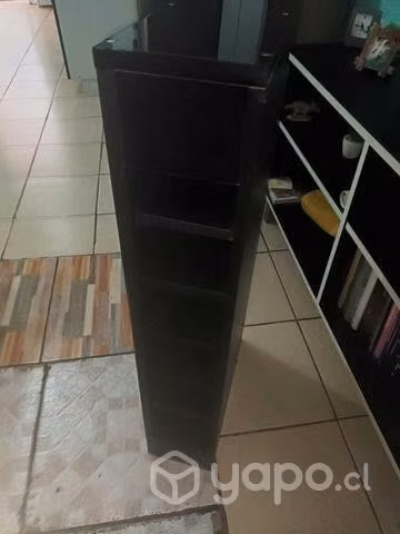 Botellero negro melamina