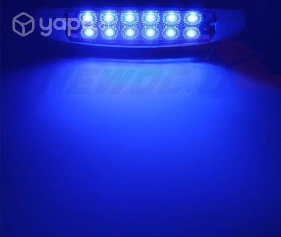 Foco Luz Lateral Led Bi-volts Trocha Borde Metálic