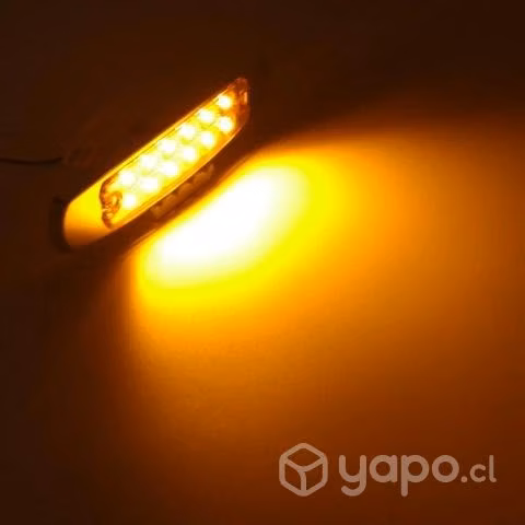 Foco Luz Lateral Led Bi-volts Trocha Borde Metálic