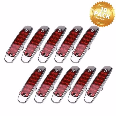 Foco Luz Lateral Led Bi-volts Trocha Borde Metálic