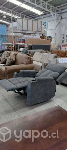 Sofá reclinable bergere