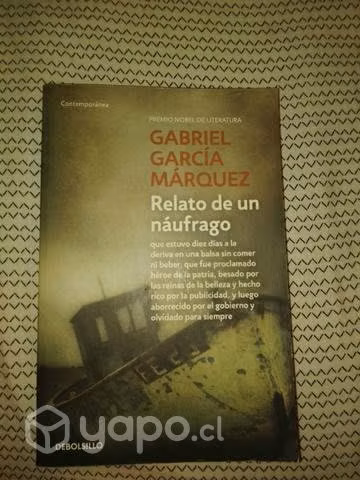 Libro " relato de un náufrago "