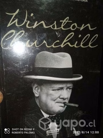 Libro Winston Churchill empastado nuevo