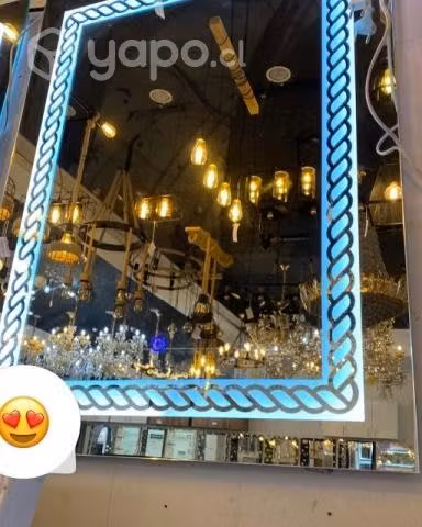 Espejos para baños con luz led.
