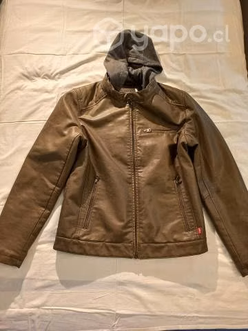 Chaqueta Cuerina Café Levi