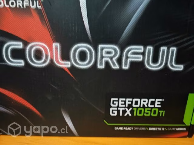 Tarjeta gráfica 1050 ti 4gb