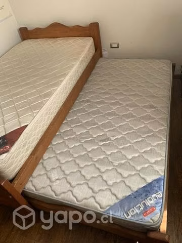 Cama marquesa de madera