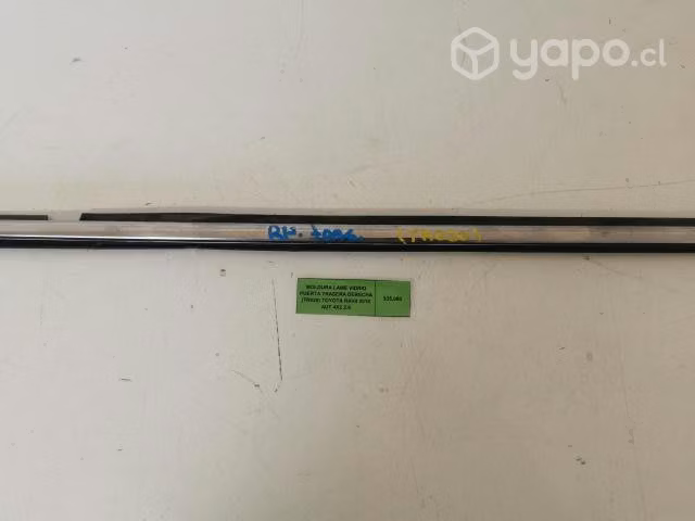 Moldura Lame Vidrio Puerta Trasera Derecha (TR020)