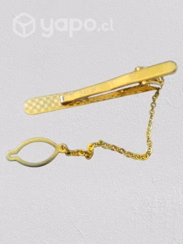 Clip, alfiler de corbata. 24 kgf. con cadena - Imagen 2