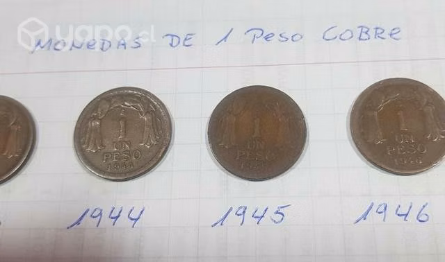 Colección monedas de cobre