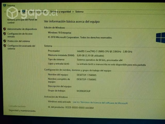 Computador lenovo thinkcentre m71z