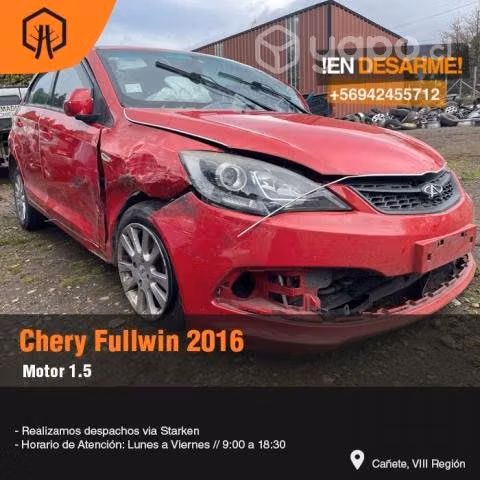 Cuerpo aceleracion chery fullwin 2016