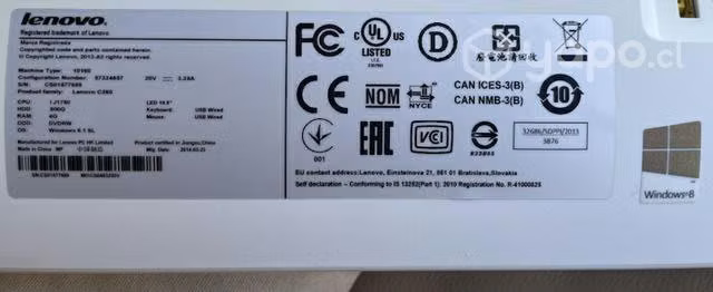 Computador Lenovo C260 all in one - Imagen 5