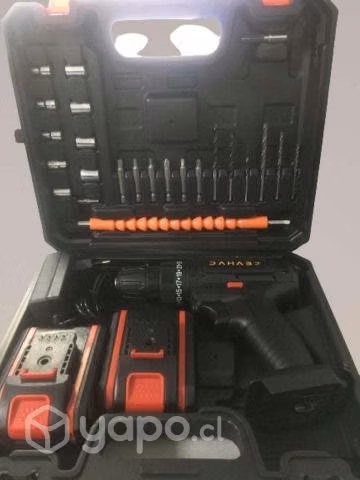 Taladro Destornillador Inalámbrico 24 Accesorios 2